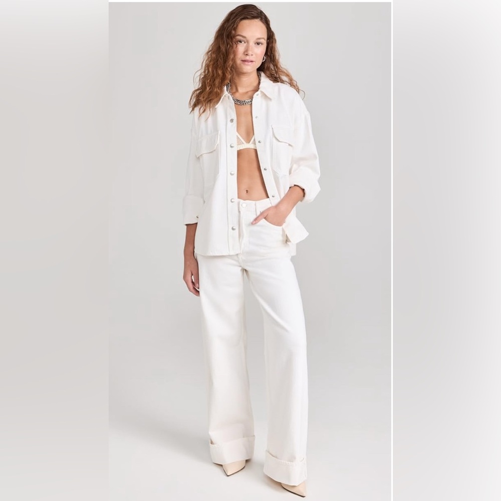 Agolde White Dame Jeans NWT (fits like 24/25)